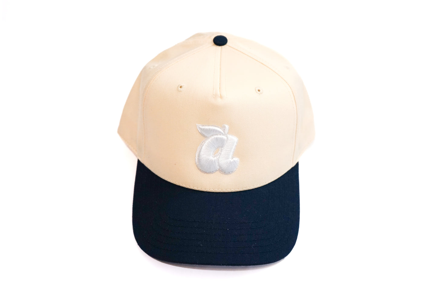 A Peach Cap by Bside Studio (2023) Cream/Solid White/Navy