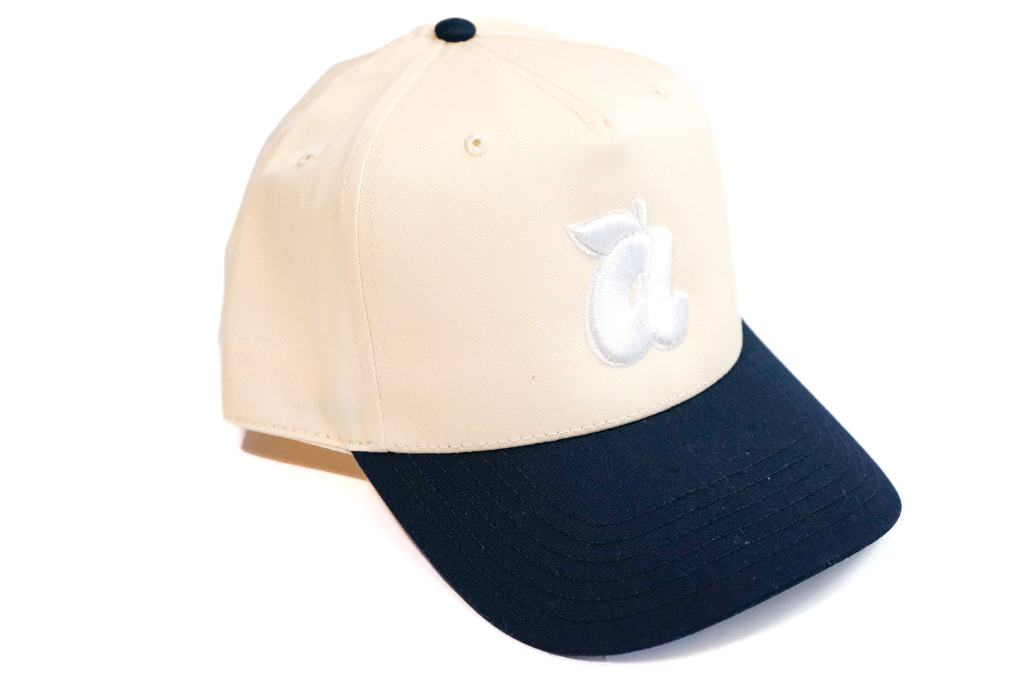 A Peach Cap by Bside Studio (2023) Cream/Solid White/Navy