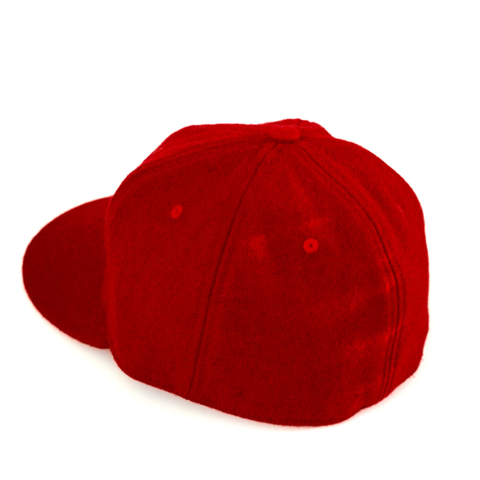 A Peach Cap by Bside Studio (Dec 2025)Deep Red/Ivory white (Fitted & Adjustable)