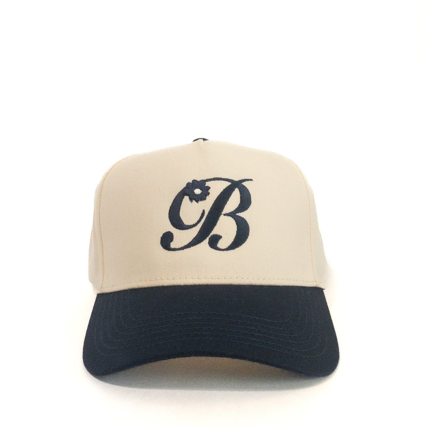 Flower script “B” by Bside Studio (June 2023)”Cream&Navy”