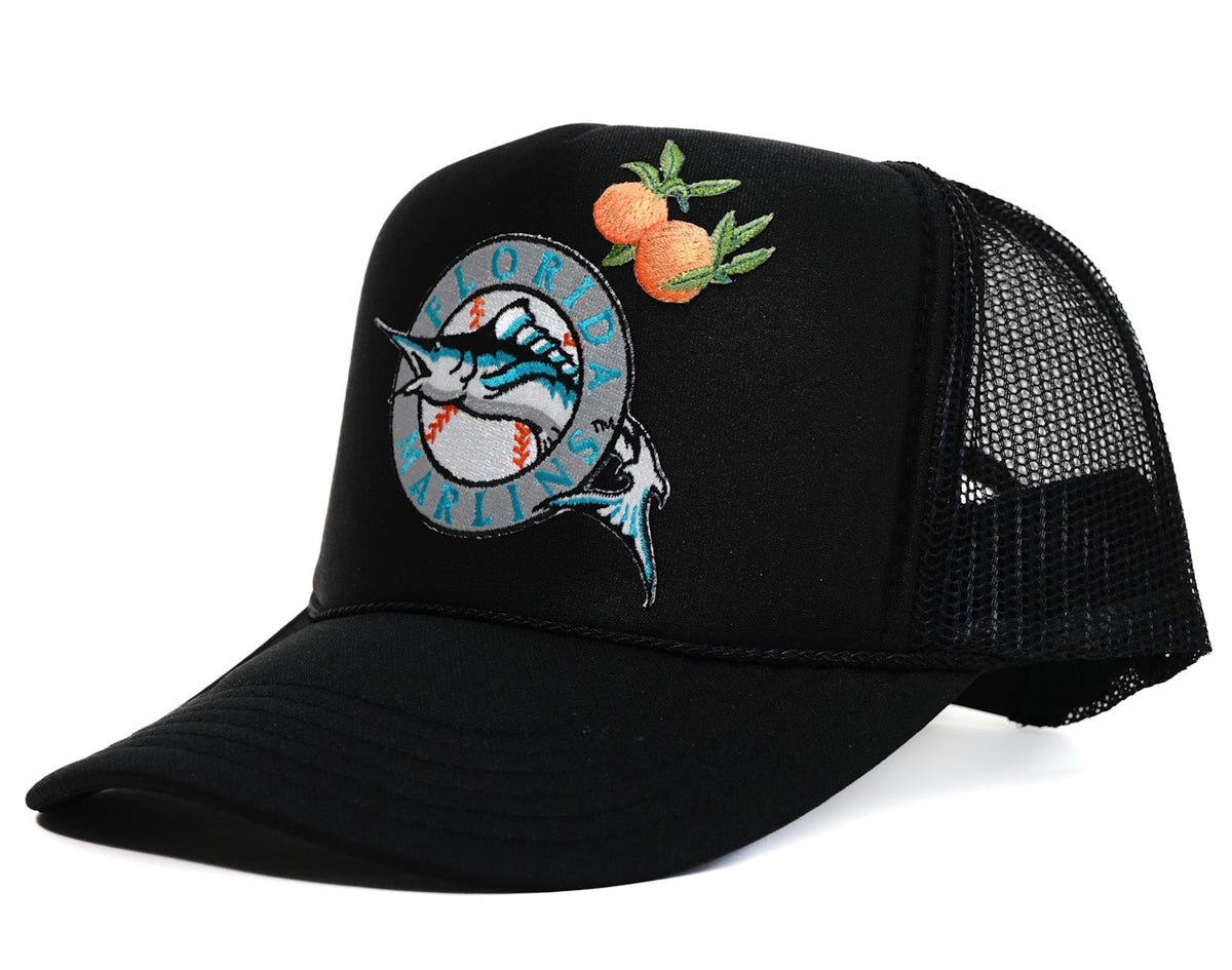 A Florida Marlins Trucker By Bside Studio “Orange” 2020