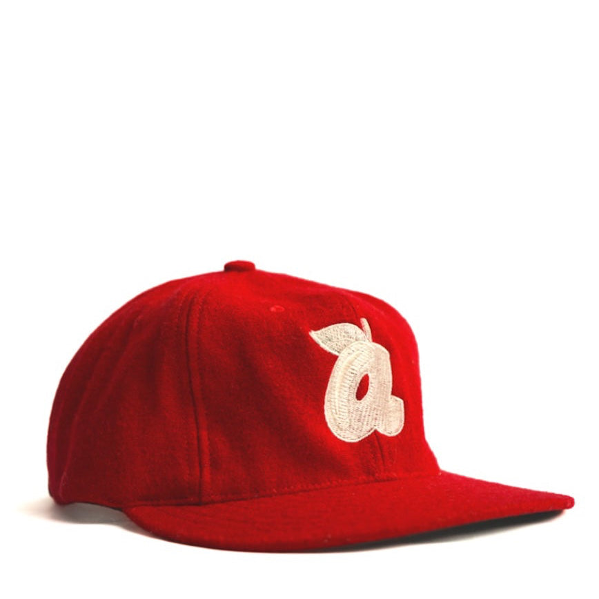 A Peach Cap by Bside Studio (Dec 2025)Deep Red/Ivory white (Fitted