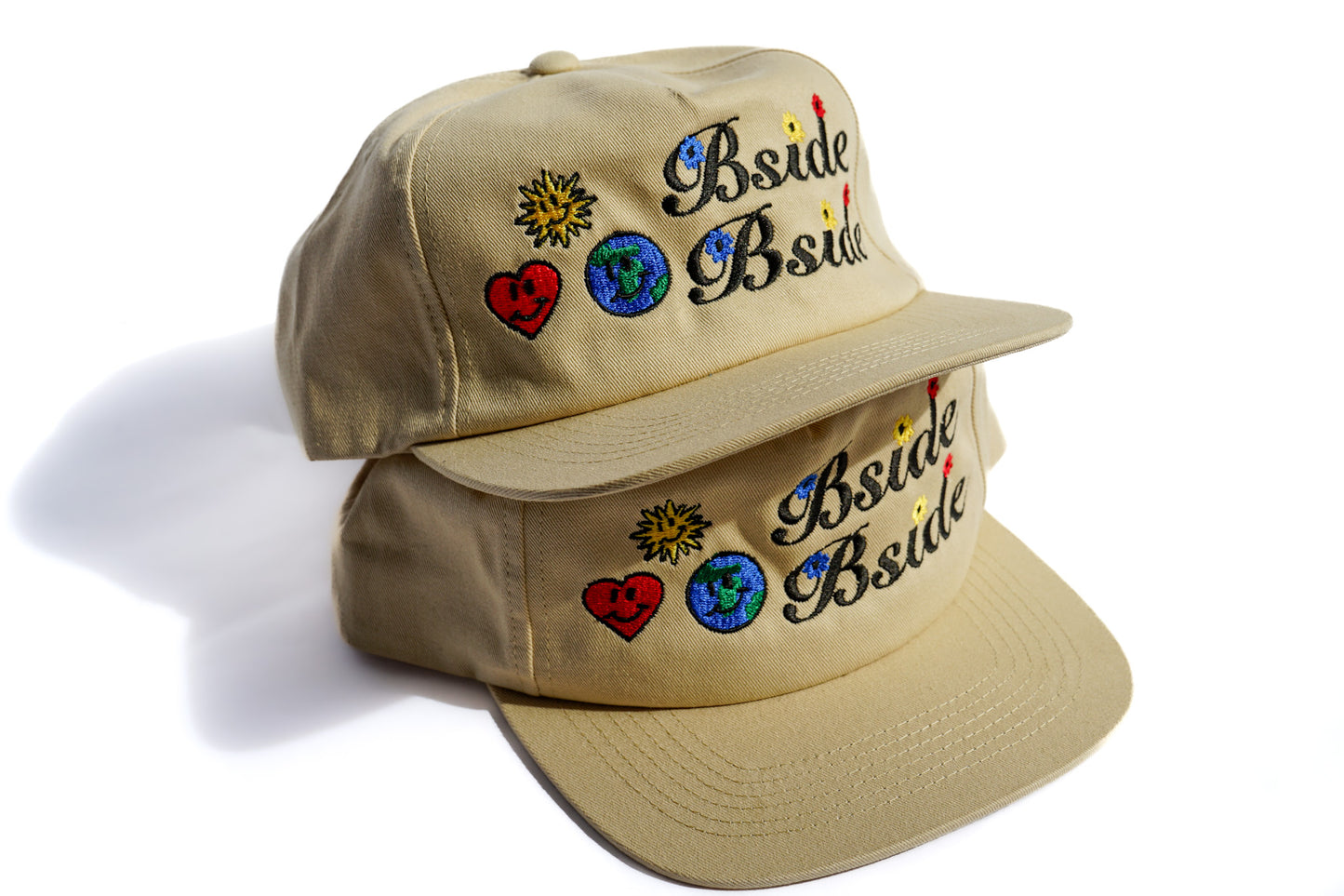 Stacked Logo cap by Bside Studio🌞❤️🌍 (September 2025) Tan