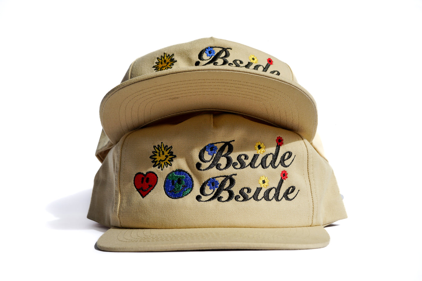 Stacked Logo cap by Bside Studio🌞❤️🌍 (September 2025) Tan