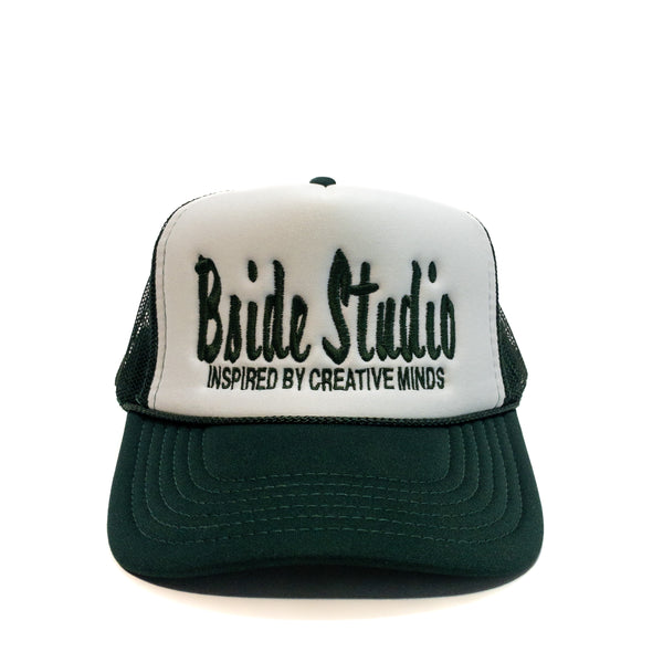 Caps & Coffee by Bside Studio (Sept 2023)Green/White Trucker