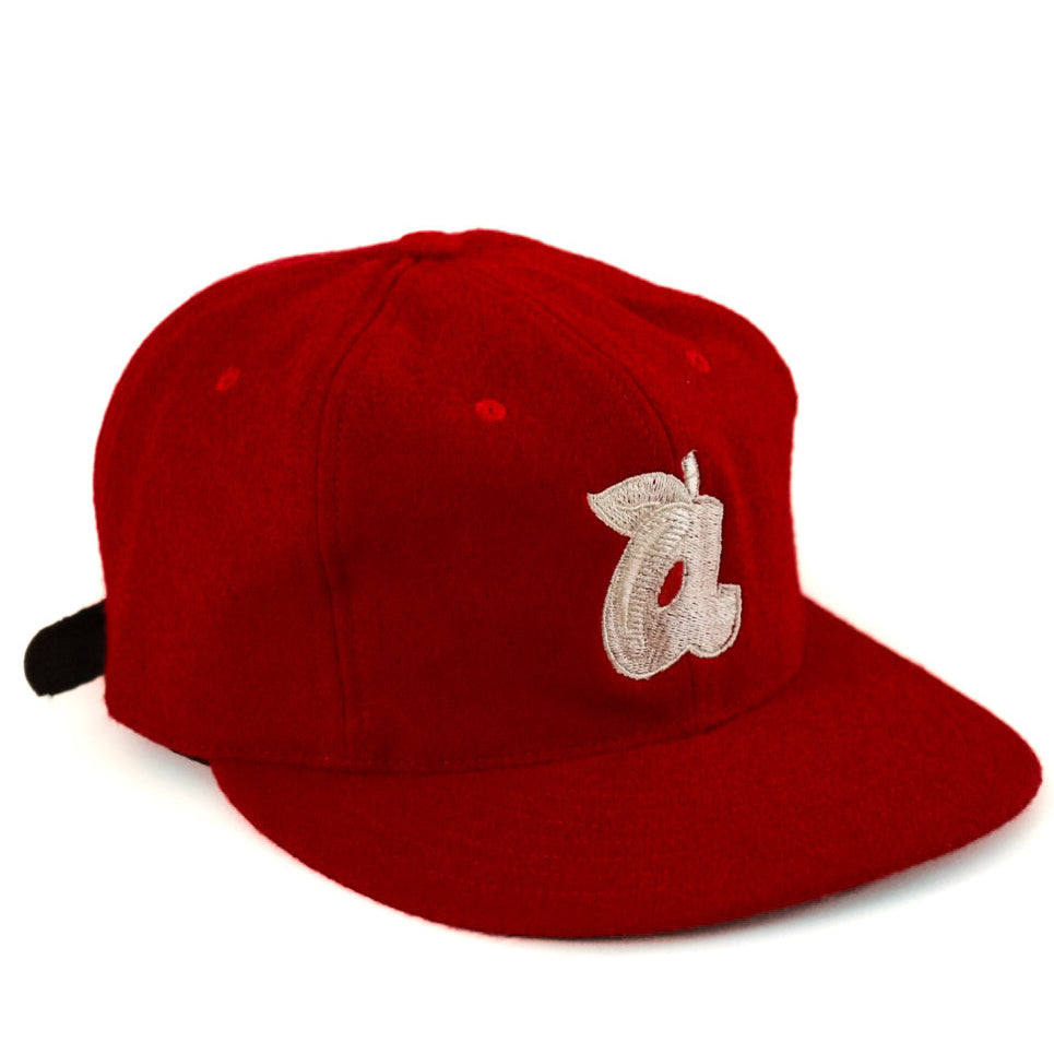 A Peach Cap by Bside Studio (Dec 2025)Deep Red/Ivory white  (Fitted & Adjustable)