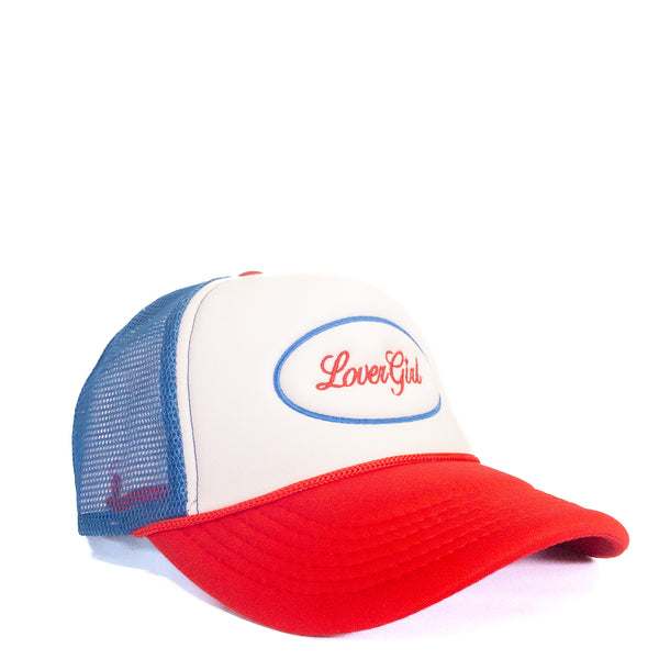 Original LoverGirl Trucker (Red/White/Blue) Mid Profile
