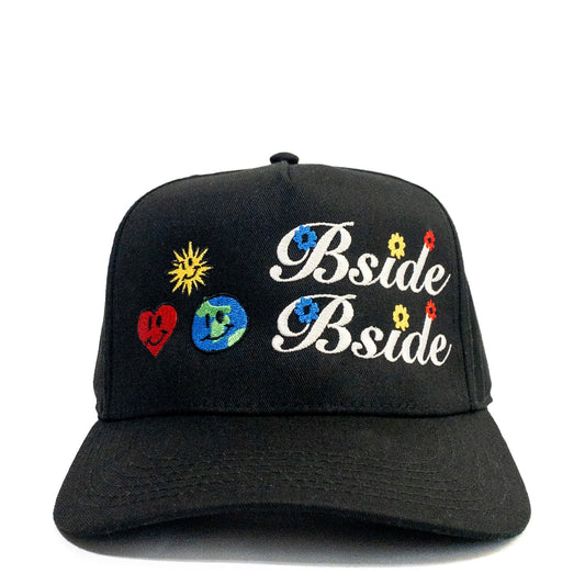 Stacked Logo cap by Bside Studio🌞❤️🌍 (July 2023) Black