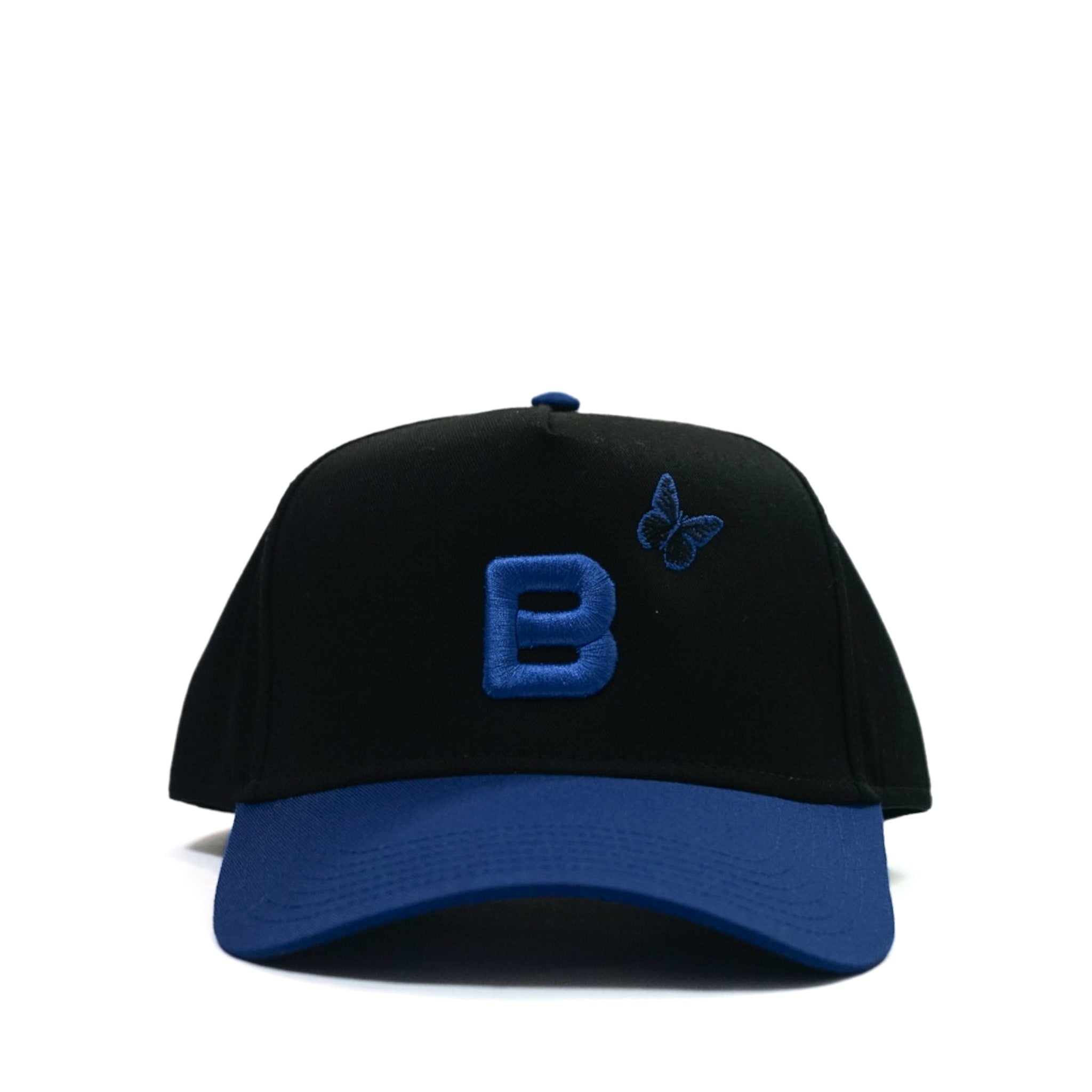 “B” cap by Bside Studio 🦋 Black/Blue