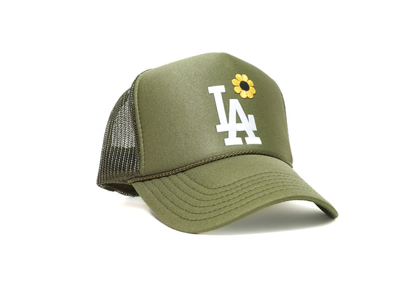 LA🌻 Olive Green Trucker