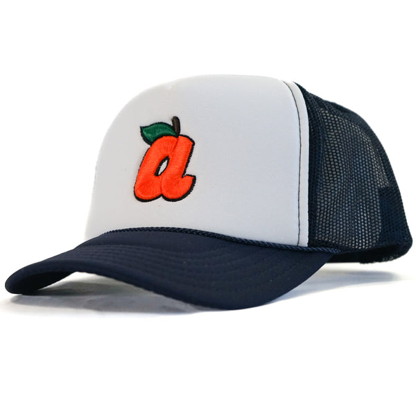 A Peach Trucker by Bside Studio "White/Navy"