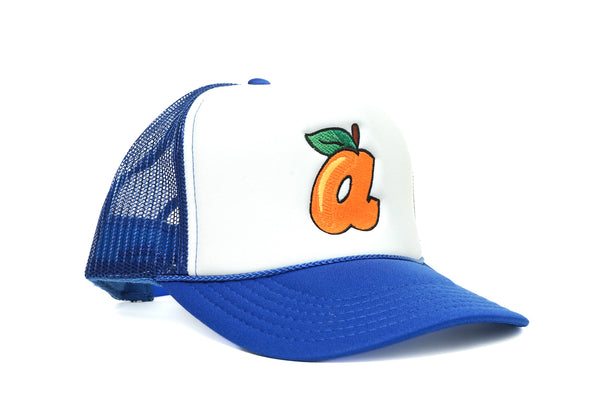 A Peach Trucker (Blue/White)