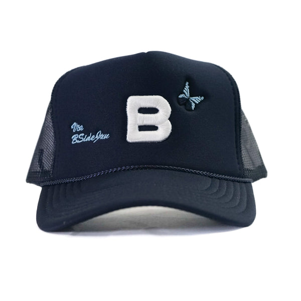 Butterfly "B" Cap by Bside Studio  ”Navy/Baby Blue/White”