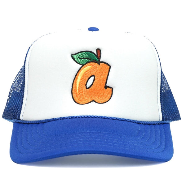 A Peach Trucker (Blue/White)