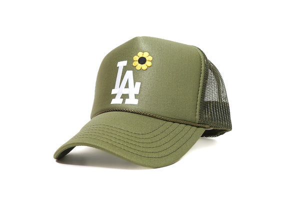 LA🌻 Olive Green Trucker